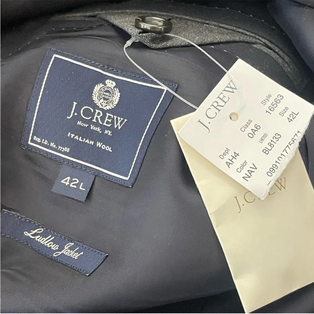 J. Crew Italian Wool Ludlow Jacket Size 42L NWT